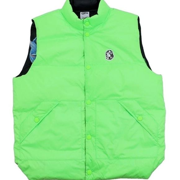 Billionaire Boys Club Matrix Reversible Quilted Down Vest Nigo Pharrell Men NWT - Picture 2 of 9